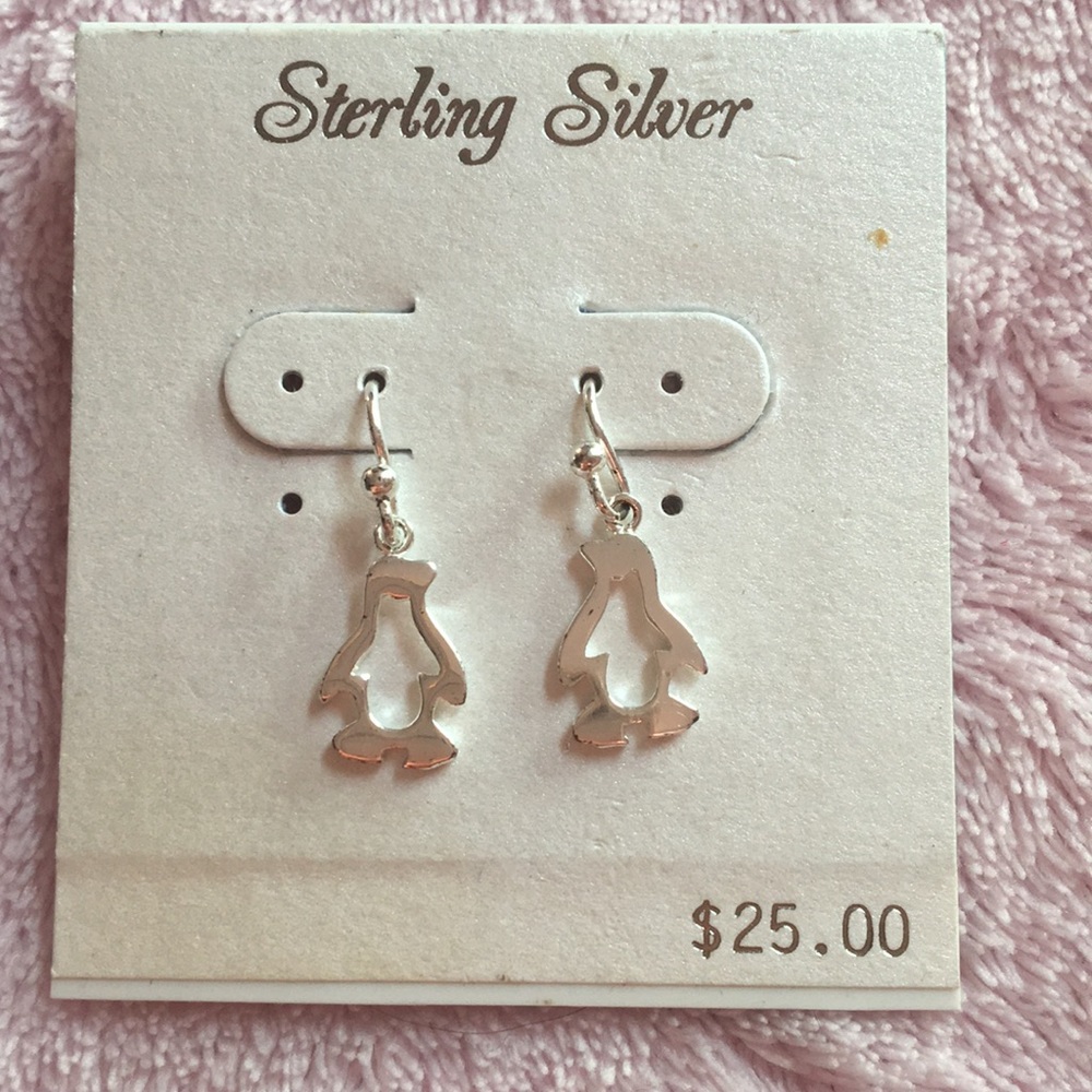 Penguin earrings
